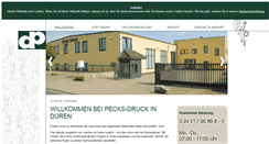 Desktop Screenshot of pecks-druck.de